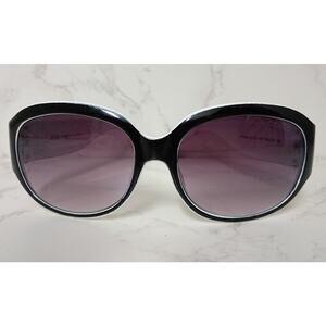 COACH Black & White Oversized Butterfly Sunglasses w/ Dust Bag & Case